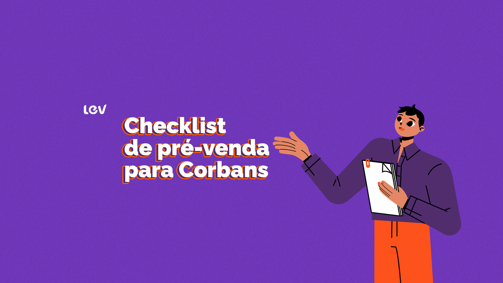 Checklist de pré-venda para corbans